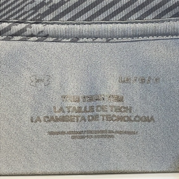 Under Armour Mens HeatGear Shirt Mens Large Loose Fit Gray Logo Short Sleeve Lg‎ - Picture 3 of 8